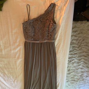 Grey Bridesmaid Dress